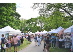 Organizers for this year's Art in the Park at Willistead Park on Saturday, June 4, 2022 said they're expecting at least pre-pandemic crowds of more than 20,000 people over the two-day festival. The park was packed on the sunny Saturday afternoon.