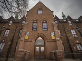 Assumption College at the University of Windsor is seen on February 10, 2022.