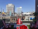 A view of downtown Windsor from the common rooftop area at The Hive on Pelissier Street, shown during a grand opening ceremony on Thursday, June 16, 2022.