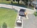 Home surveillance images showing a jet ski stolen from a Lakeshore home on June 8, 2022.