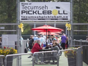 The grand opening of Zekelman Pickleball Courts at Lacasse Park was held on Thursday, June 9, 2022.