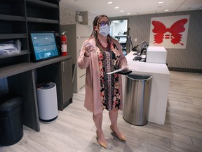 Lady Laforet, executive director of the Welcome Centre Shelter for Women and Families is shown on Thursday, June 23, 2022 inside the new facility.