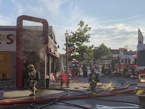 Windsor Fire and Rescue Services crews responded to a fire call in the early evening of Thursday, July 7, 2022, at Junkees restaurant, 999 Erie St. E., in Windsor. The department tweeted the fire was under control within half an hour and extinguished within an hour. Cause of the fire was under investigation Thursday night.