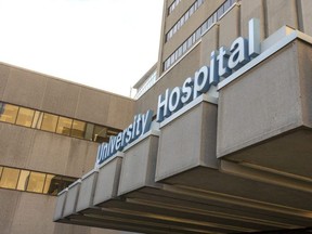 London's University Hospital. (Mike Hensen/The London Free Press)