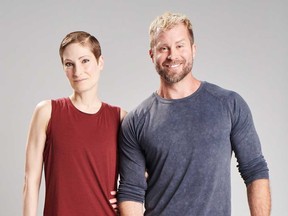 Catherine Wreford Ledlow (left) and Craig Ramsay (right) - best friends who are among the 10 competing duos on Season 8 of The Amazing Race Canada. Photo courtesy of Bell Media.