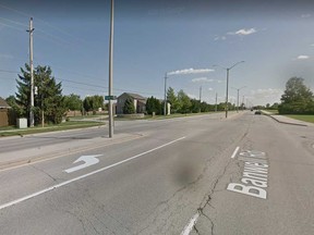 Banwell Road at Firgrove Drive between Windsor and Tecumseh is shown in this Google Maps image.