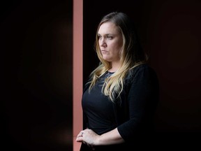 Carolyn Crankshaw, mother of Windsor murder victim Darrion Moffatt, in her home in November 2018.