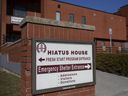 Hiatus House, a women's shelter in downtown Windsor, is seen on Feb., 26, 2021.