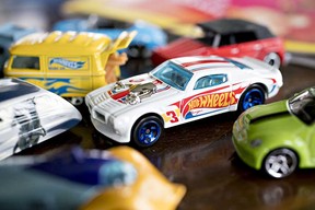 Les jouets Hot Wheels de Mattel Inc. sont présentés dans cette image de fichier.