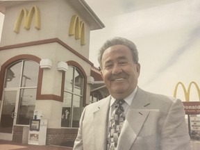 Philiou, about 30 years ago, at one of his McDonald's restaurants. At one point, he owned seven locations. MUST CREDIT: Family photo.