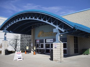 Leamington's Nature Fresh Farms Recreation Centre is pictured on March 12, 2021.