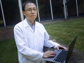 ‘Just a matter of time.’ Professor Kenneth Ng, who is doing research on rabbit viruses at the University of Windsor, is pictured on Thursday, July 14, 2022.