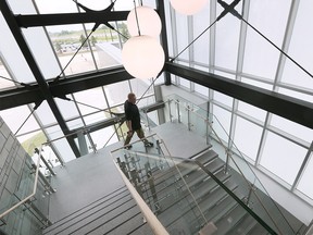 The Zekelman Centre of Business and Information Technology at St. Clair College was officially opened on Wednesday, July 27, 2022. A section of the centre is shown.