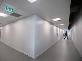 The Zekelman Centre of Business and Information Technology at St. Clair College was officially opened on Wednesday, July 27, 2022. A section of the centre is shown.