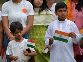 Families celebrated the 75th anniversary of India Independence Day Saturday, Aug. 20, 2022, at the John Atkinson Memorial Centre.