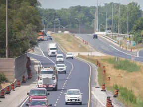 A section of the E.C. Row Expressway in Windsor is shown in this August 2022 file photo.