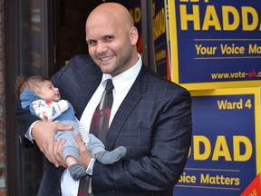 Unofficial list of candidates for Windsor's 2022 municipal election released Edy Haddad launched his Ward 4 campaign on Saturday, August 13, 2022 with a kick-off party at Vibe Cafe in Erie Street East. He was accompanied by his two-month-old great-nephew Charlie Zina.