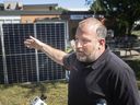 Andrew Knapp, chief executive officer of Moose Power, a Toronto-based company that builds, owns and operates solar, energy storage and microgrid projects, speaks about renewable energy infrastructure during a news conference outside the Constable John Atkinson Memorial Community Center Tuesday, March 2, 2020. Aug 2022.