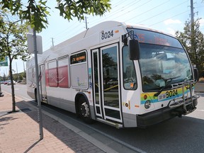 A Transit Windsor bus is shown on Malden Road in LaSalle on Tuesday, August 23, 2022.