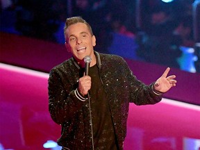 Comedian Sebastian Maniscalco performing in Newark, New Jersey, in 2019.