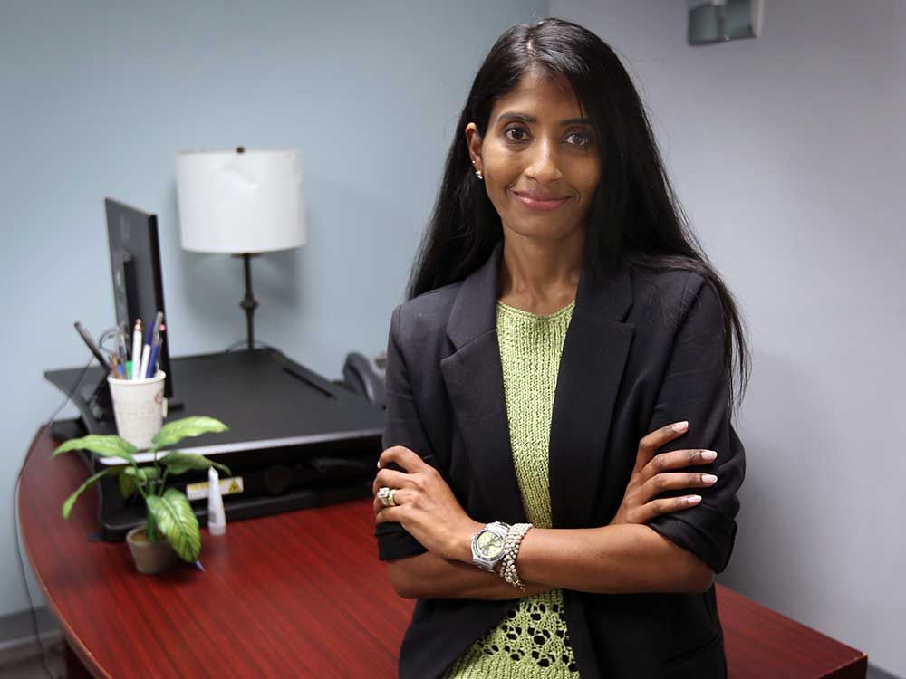  preeti amolik, executive director of the melo clinic and pregnancy centre in windsor, is shown on aug. 8, 2022.