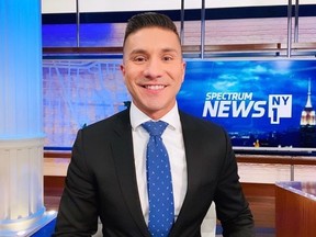 Meteorologist Eric Adame, who was fired after appearing on adult webcam site.