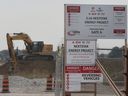 The construction site for the NextStar Energy Inc. battery plant in Windsor is shown on Tuesday September 20, 2022.