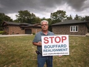 Tony Pazzurri is pictured at his Malden Road home in Lasalle on Thursday, September 21, 2022. He lives at the end of Buffard Road. The town is moving forward with the reorganization of Bouffard Road.