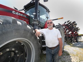 Lakeshore farmer Leo Guilbeault is shown at his home in this May 20, 2021, file photo. He is among Ontario growers worried over the rapid pace of disappearing farmland due to urban sprawl.