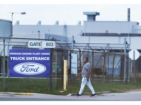 The entrance to the Ford Windsor Engine Plant Annex on Seminole Street is displayed on Wednesday, September 7, 2022.