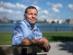 Local writer, Andre Narbonne, pictured on the Windsor seafront on Wednesday September 7, 2022, has long been on the Scotiabank Giller Prize shortlist.