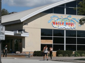 The former Windsor Water World building is shown on Wednesday, September 7, 2022. The city has had a Homelessness and Housing (H4) Hub set up at the former indoor water park since 2020.