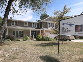 A home for sale in the 4000 block of Casgrain Drive in Windsor is shown on Friday, September 2, 2022.