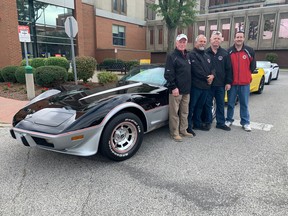 Bryan Hansen, chairman of the Corvette Club of Windsor's annual car show, joined other members of the car club on Wednesday in donating $21,000 to Windsor Regional Hospital's Pediatric Oncology Unit. The club has raised more than $80,000 for the hospital unit in the last eight years.