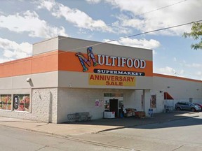 Multifood Supermarket at 799 Crawford Ave. in Windsor is shown in this Google Maps image.
