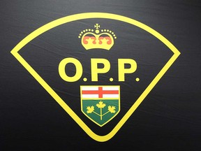 Ontario Provincial Police insignia.