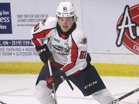 Windsor Spitfires' forward Colton Smith had a goal and an assist in Wednesday's 5-3 loss to the Guelph Storm at the WFCU Centre.