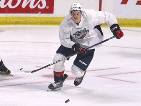 Forward Matthew Maggio is one of five players with the Windsor Spitfires battling for three overage spots with the club.