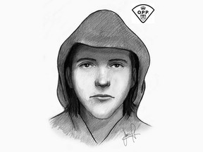 A composite sketch released by Lakeshore OPP showing the suspect in a sexual assault incident in the St. Clair Shores area on Sept. 1, 2022.