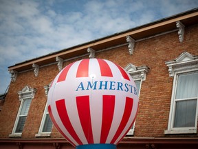 A hot air balloon for photo ops is seen Saturday, Sept. 17, 2022, at the wonderfully eccentric Amherstburg Uncommon Festival.