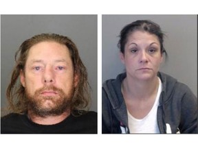 Windsor police have released the photos of two suspects from London wanted in a rash of thefts from gym locker rooms in Windsor. 
Allana Lebars, 40, and Craig Allan, 48, are wanted by Windsor police on several charges including theft and fraud.