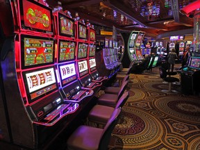 Slot machines at Caesars Windsor Tuesday, May 14, 2019.