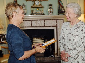 Judi Dench and Queen Elizabeth II.