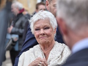 Judi Dench in Stratford Upon Avon, England, earlier this year.