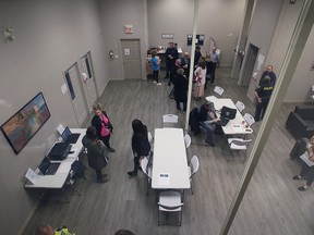 A section of the Essex County Homelessness Hub in Leamington is shown on Friday, October 21, 2022.