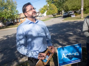 Ward 5 candidate, Ken Acton, is pictured on the corner of Central Avenue and Guy Street where he says traffic and pedestrian safety has become an issue, on Tuesday, Oct. 4, 2022.