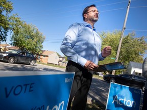 Ward 5 candidate, Ken Acton, is pictured on the corner of Central Avenue and Guy Street where he says traffic and pedestrian safety has become an issue, on Tuesday, Oct. 4, 2022.