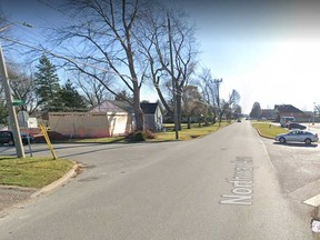 The 1600 block of Northway Avenue in Windsor is shown in this Google Maps image.