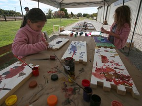 Young participants in Saturday’s Open Farms event in Essex County also got to be creative, in addition to learning how the food that goes on our tables is sourced in the farming community.