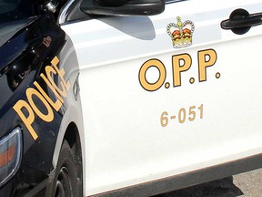 Ontario Provincial Police vehicle.